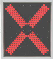 Светофор дорожный светодиодный транспортный T.4.I (T.4.I.с-П) (плоский совмещенный)